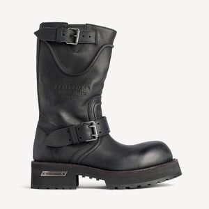 BALENCIAGA Men's Venom Buckle Detail Boots Black Calfskin EU 44 US 11 Org $1,995